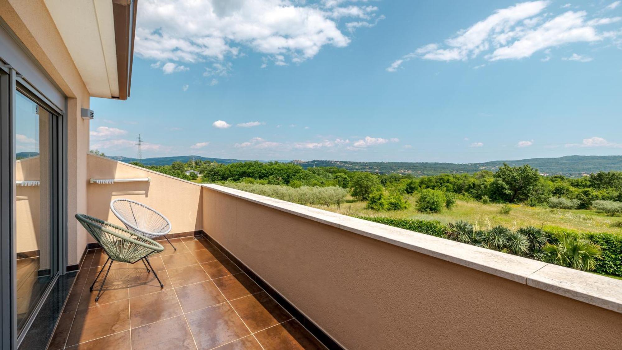 Villa Labin In Zartinj - Luxury Privacy Heated Pool With Auto Cover Esterno foto