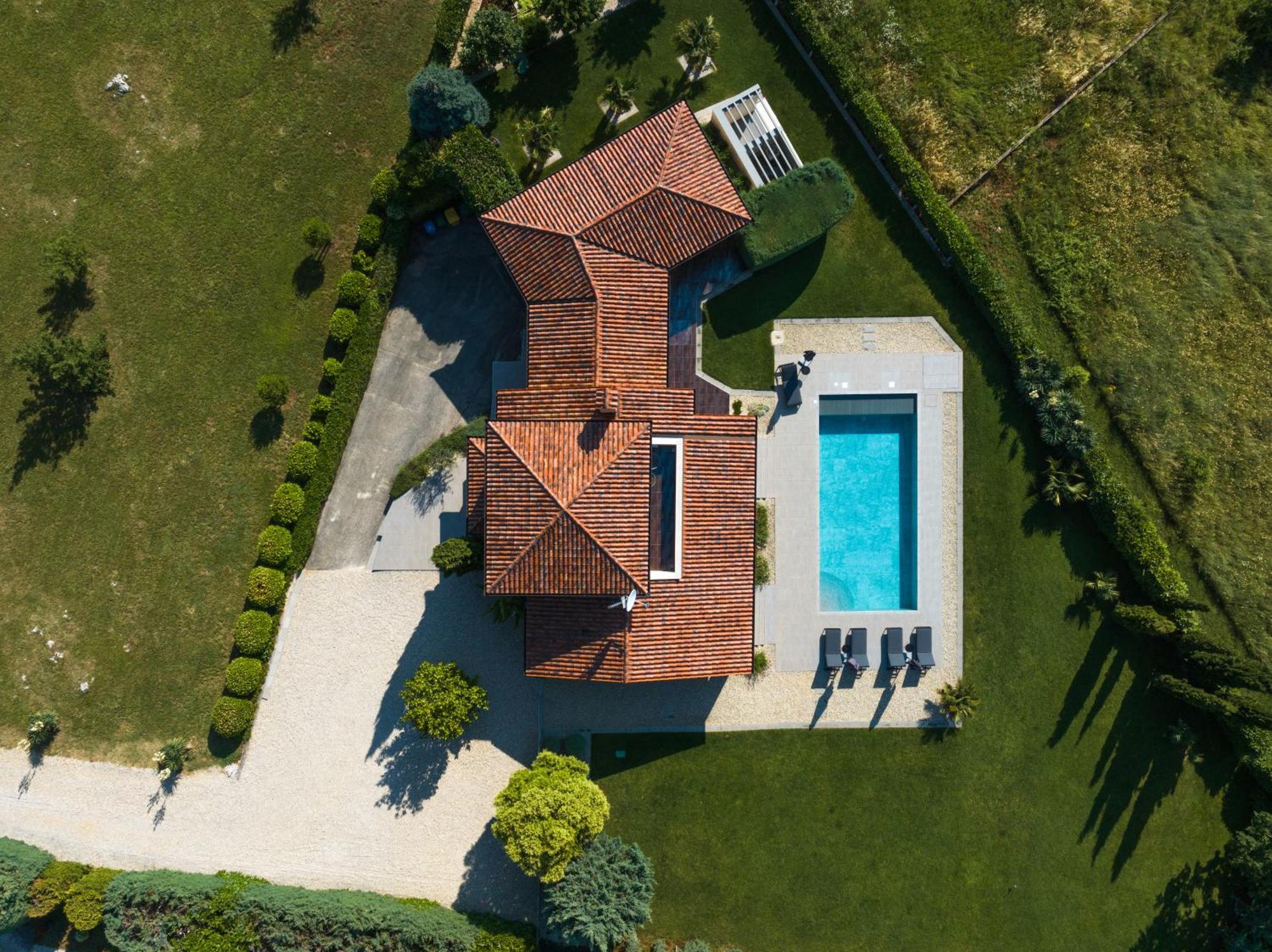 Villa Labin In Zartinj - Luxury Privacy Heated Pool With Auto Cover Esterno foto