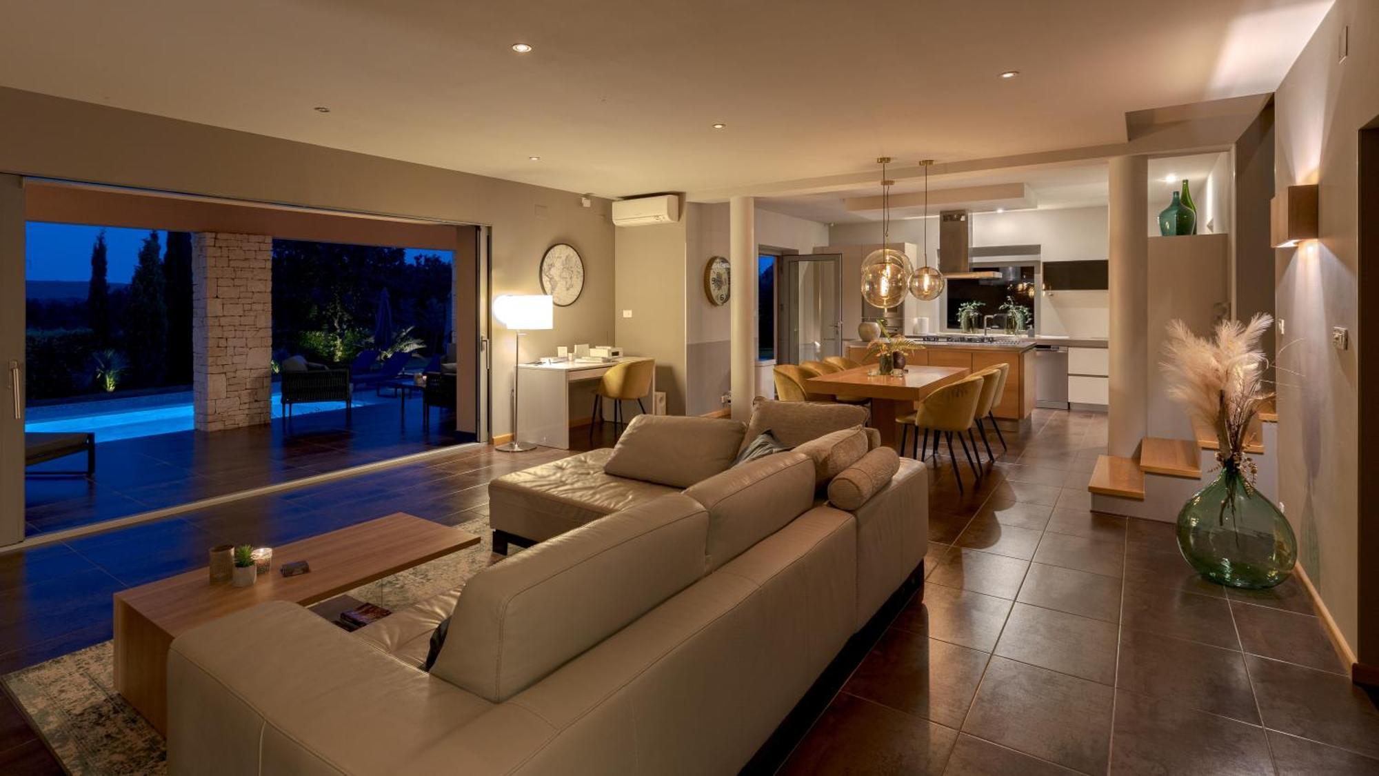 Villa Labin In Zartinj - Luxury Privacy Heated Pool With Auto Cover Esterno foto